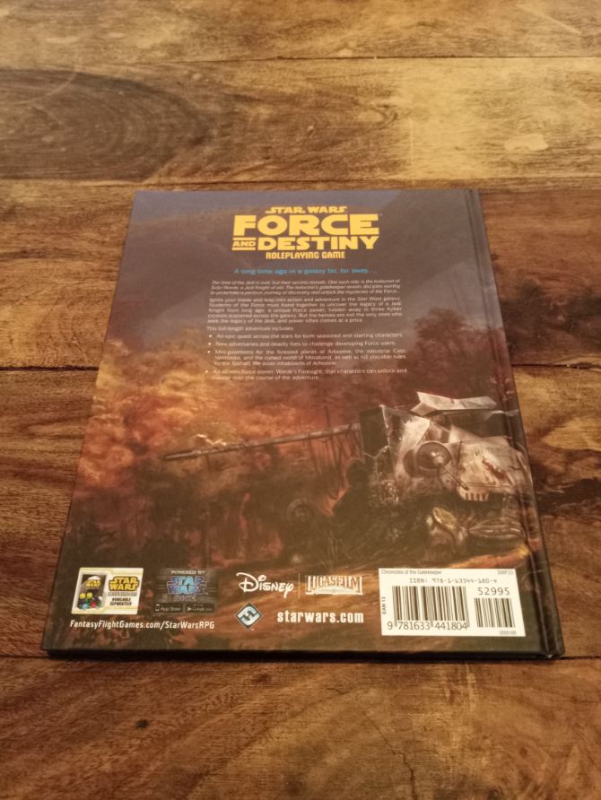Star Wars Force and Destiny Chronicles of the Gatekeeper Fantasy Flight Games 2015