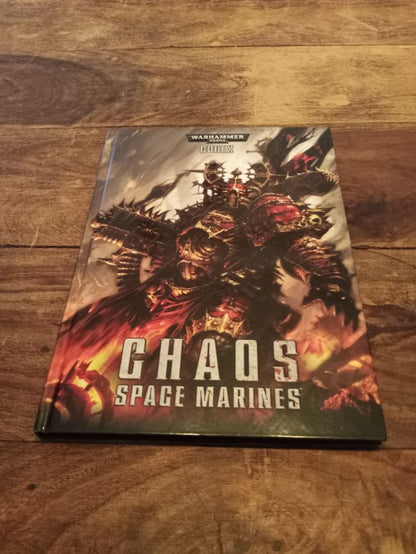 Warhammer 40k Codex Chaos Space Marines Hardcover Games Workshop 2012