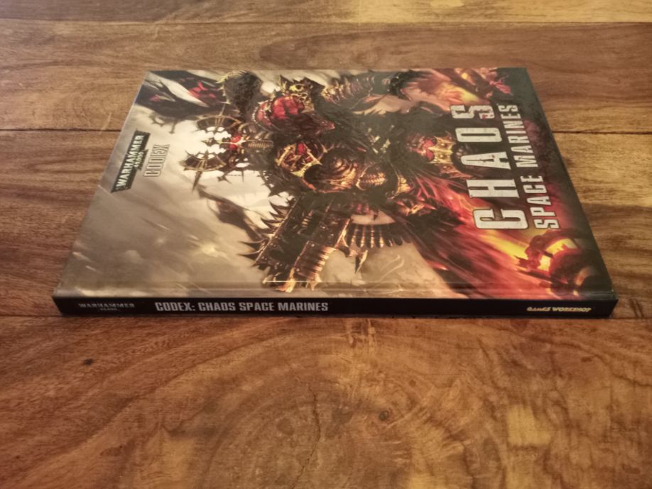 Warhammer 40k Codex Chaos Space Marines Hardcover Games Workshop 2012