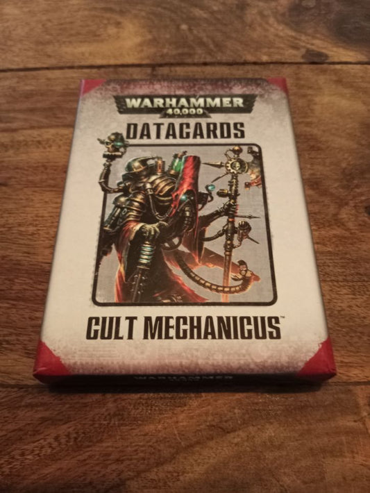 Datacards Warhammer 40,000 Cult Mechanicus 2015