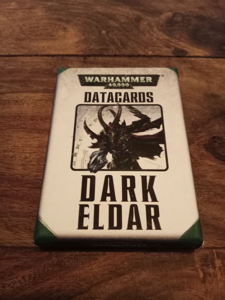 Datacards Dark Eldar Warhammer 40,000