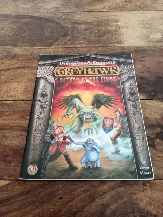 Greyhawk Return of the Eight Advanced Dungeons & Dragons TSR 9576 AD&D 1998