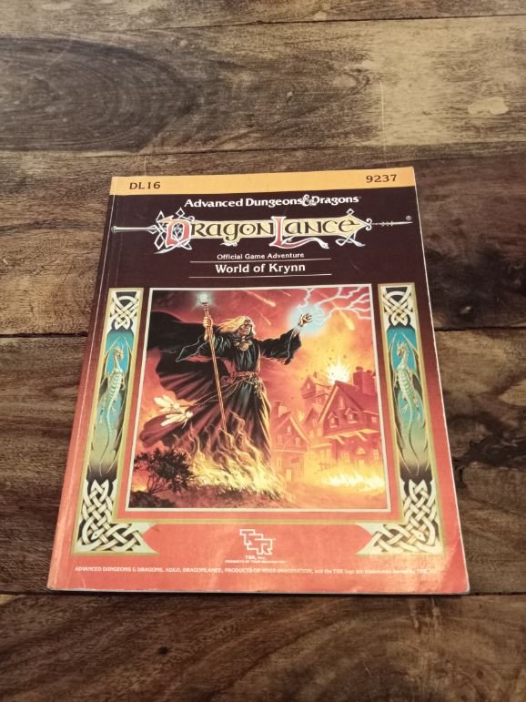 Dragonlance World of Krynn DL16 TSR 1988