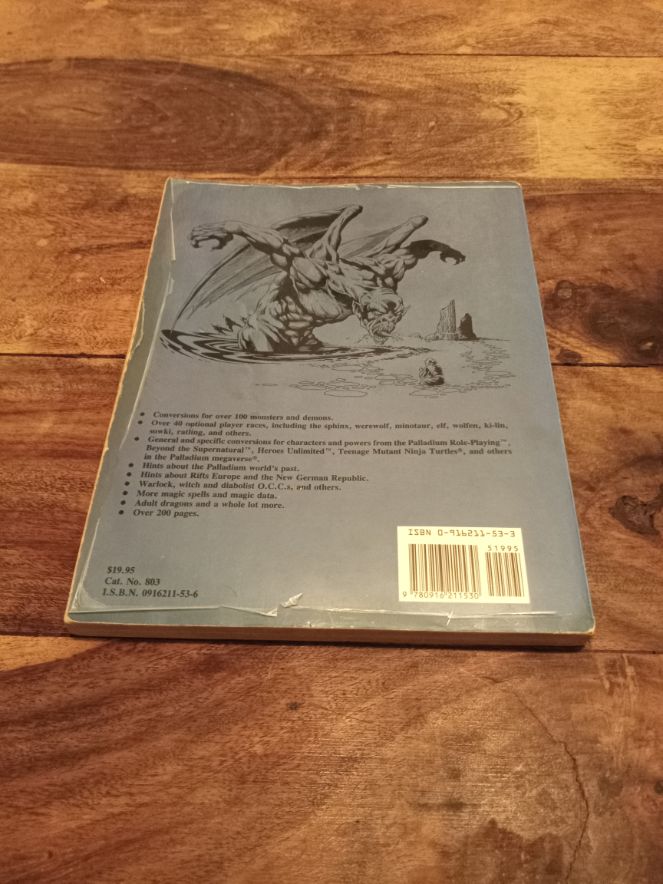 Rifts Conversion Book Kevin Siembieda Palladium Books 1991