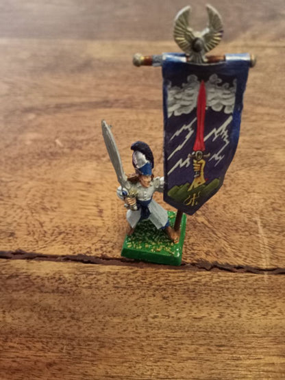 Warhammer Fantasy High Elves Standard Bearer Metal Games Workshop