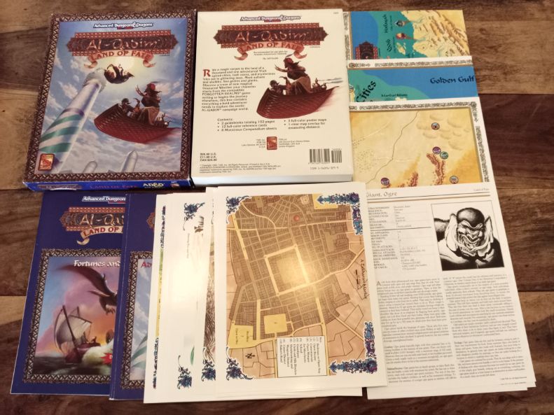 Al-Qadim Land of Fate Box Set AD&D TSR 1992