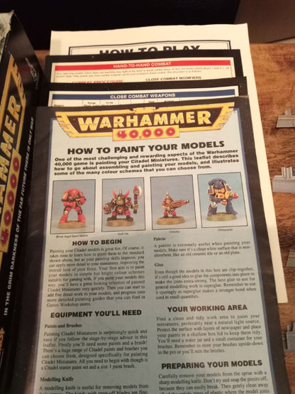 Warhammer 40.000 Box Set 2nd ed Games Workshop 1993