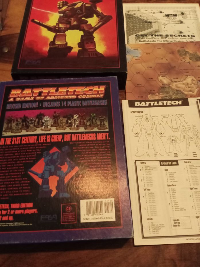 Battletech Core Box Set Battletech 3rd Ed FASA 1994