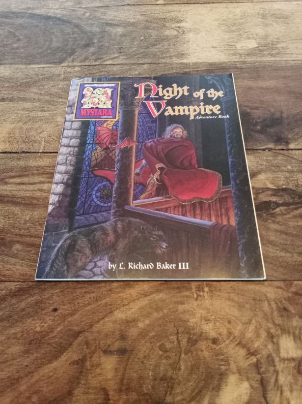Mystara Night of the Vampire AD&D With Map and CD TSR 1994