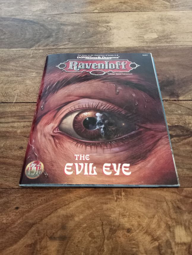 Ravenloft The Evil Eye With Map Dungeons and Dragons TSR #9497 AD&D 1996