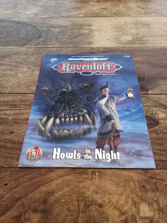 Ravenloft Howls in the Night Dungeons and Dragons TSR #9466 AD&D 1994