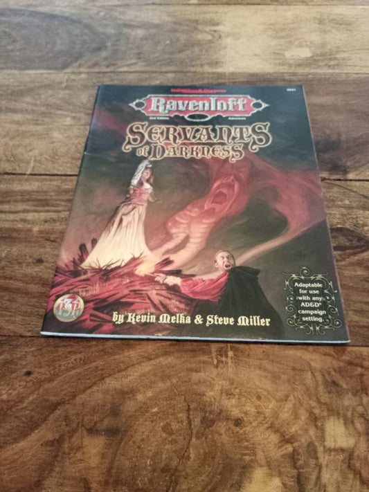 Ravenloft Servants of Darkness With Map Dungeons and Dragons TSR #9541 AD&D 1998
