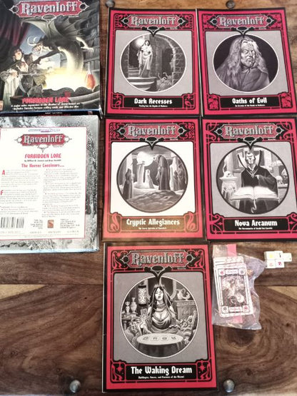 Ravenloft Forbidden Lore Box Set TSR #1079 AD&D 1992