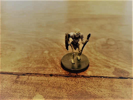 Dungeons & Dragons Miniatures Skeleton with Spear Painted