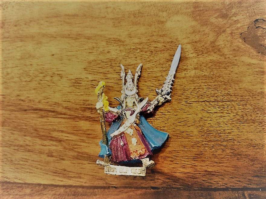 Warhammer Fantasy High Elves Teclis Loremaster Metal Games Workshop