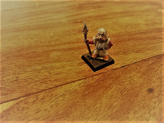 Warhammer Fantasy Citadel Miniatures Dwarf with Spear Metal Games Workshop