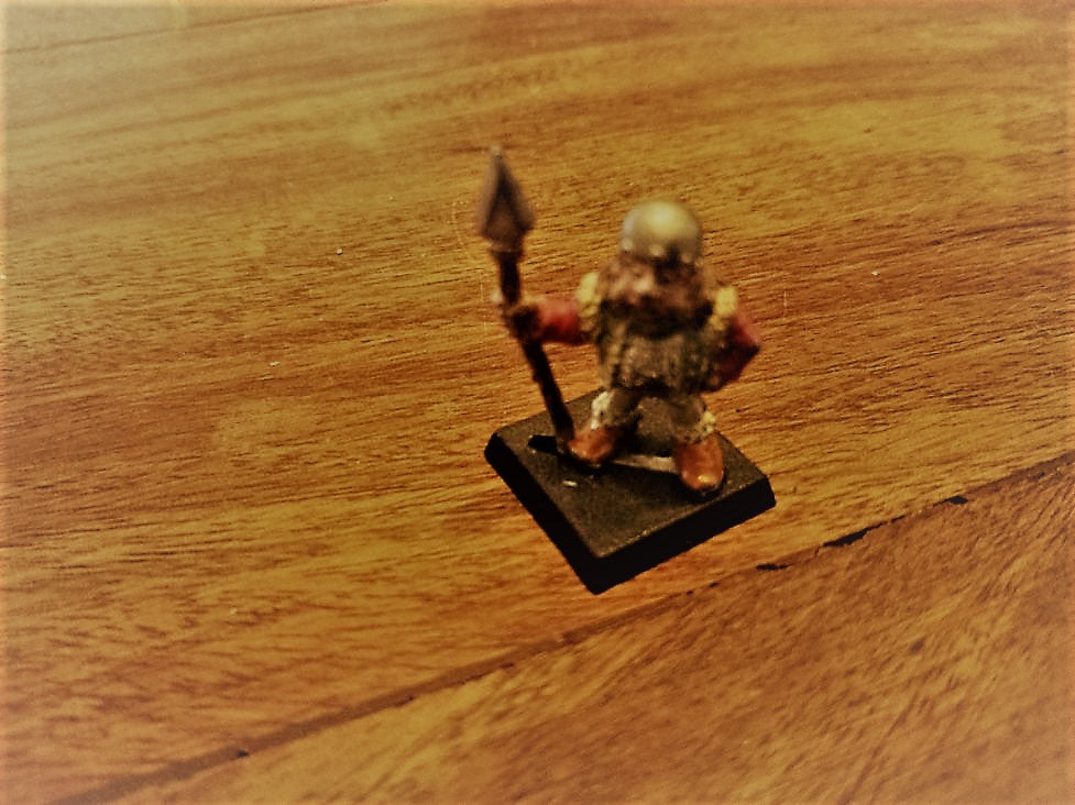 Warhammer Fantasy Citadel Miniatures Dwarf with Spear Metal Games Workshop