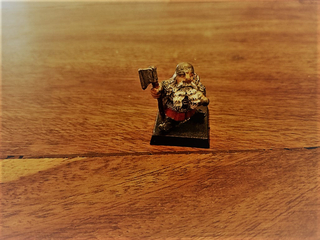 Warhammer Fantasy Citadel Miniatures Dwarf with Axe Metal Games Workshop