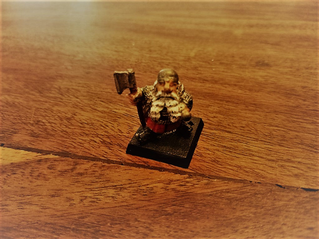 Warhammer Fantasy Citadel Miniatures Dwarf with Axe Metal Games Workshop
