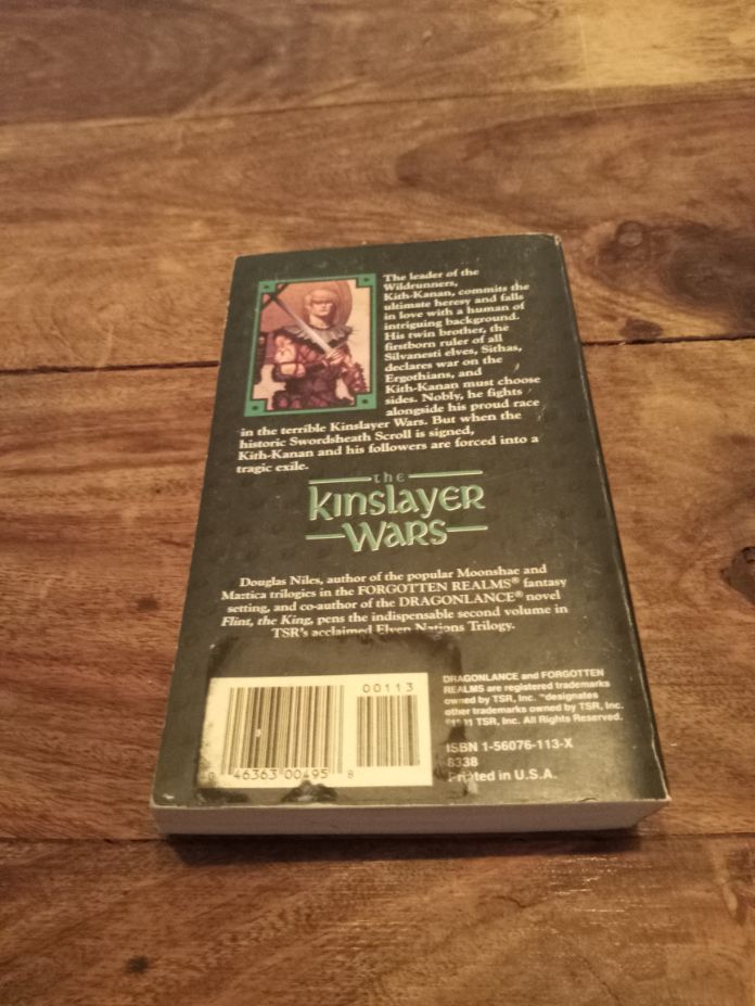 Dragonlance The Kinslayer Wars - The Elven Nations Trilogy #2 Douglas Niles TSR 1991