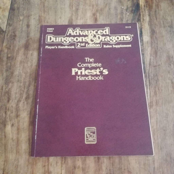 AD&D 2e The Complete Priest's Handbook - AllRoleplaying.com